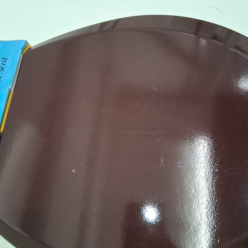 17" FANTASIA STANDARD TOILET SEAT - WOOD BURGUNDY image 3