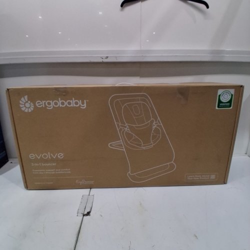 ERGOBABY EVOLVE 3-IN-1 ADJUSTABLE BOUNCER FOR NEWBORNS TO TODDLERS - UP TO 20LBS - CHARCOAL GREY image 5