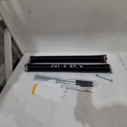UNIVERSAL GARAGE DOOR TORSION SPRINGS - 0.207" X 2" X 22" - BLACK (MODEL: 207-2-24) image 2