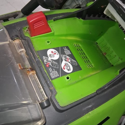 GREENWORKS CORDLESS PUSH LAWN MOWER *TOOL ONLY *- 40V, 16" - (MODEL: LMF317) image 5