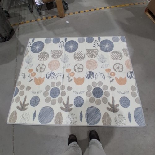 KIDS REVERSABLE FOLDABLE PLAYMAT - 69" X 58" - MULTICOLOR image 3