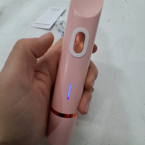 WOMEN'S ELECTRIC DUAL HEADED SHAVER BIKINI TRIMMER - 2-IN-1, USB RECHARGEABLE - PINK (MODEL: ZB-0236L) image 2