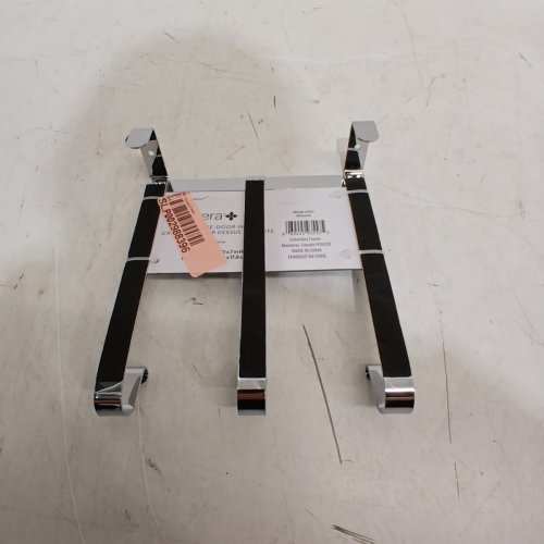 ERA OVER-THE-DOOR HOOK RACK - 6.5" X 3" X 7" - CHROME (MODEL: WC6614CH) image 4