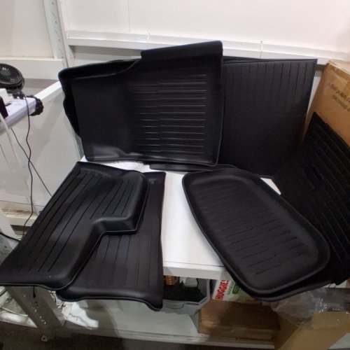 9PC CUSCTOM FIT FULL SET FLOOR MAT AND CARGO LINER SET FOR TESLA MODELY JUNIPER 2025 TO 2027 - BLACK image 3