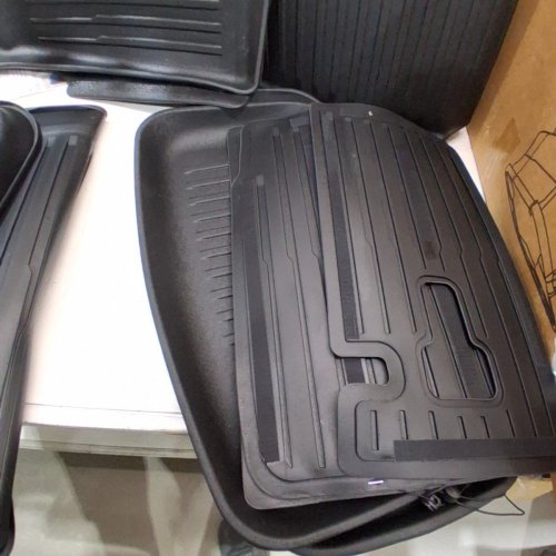 9PC CUSCTOM FIT FULL SET FLOOR MAT AND CARGO LINER SET FOR TESLA MODELY JUNIPER 2025 TO 2027 - BLACK image 4