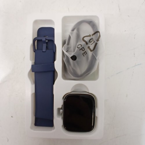 VERYFIT HD BLUETOOTH SMART WATCH WITH HEALTH MONITORING AND FITNESS TRACKING - 1.83" - BLUE/SILVER (MODEL: IDW29) image 4