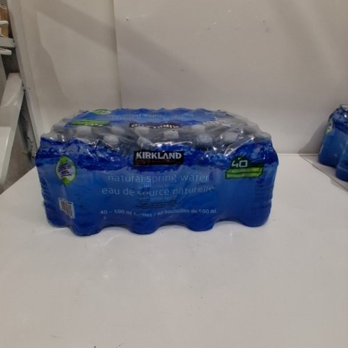 40PK KIRKLAND NATURAL SPRING WATER BOTTLES - 500ML (EACH) image 3