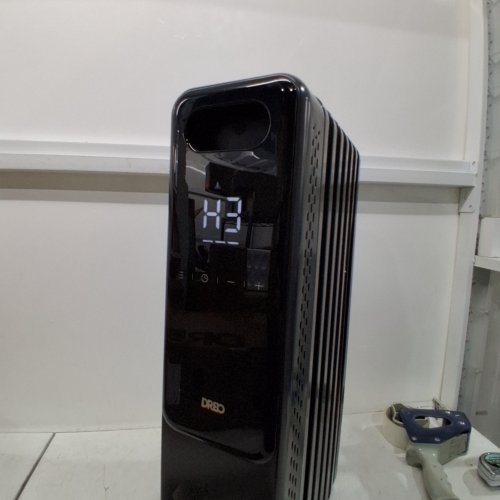 DREO OIL FILLED RADIATOR ELECTRIC RADIANT HEATER- 1500W - BLACK / DARK GREY (MODEL: OH310/DR-HSH010) image 2