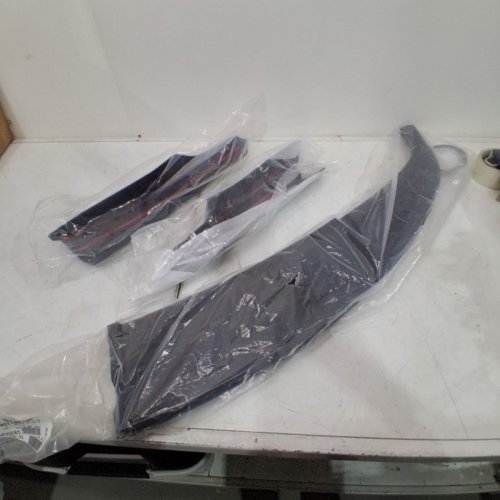 MUNIRATER FRONT BUMPER LIP SPOILER KIT - REPLACEMENT FOR 2012-2018 3 SERIES F30 M SPORT - GLOSSY BLACK image 3