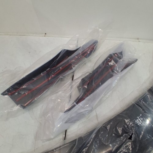 MUNIRATER FRONT BUMPER LIP SPOILER KIT - REPLACEMENT FOR 2012-2018 3 SERIES F30 M SPORT - GLOSSY BLACK image 4