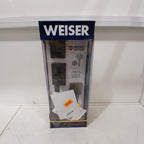 WEISER SAN CLEMENTE HANDLESET WITH HALIFAX LEVER WITH SMARTKEY - GUNMETAL GREY (MODEL: GLA8471) image 7
