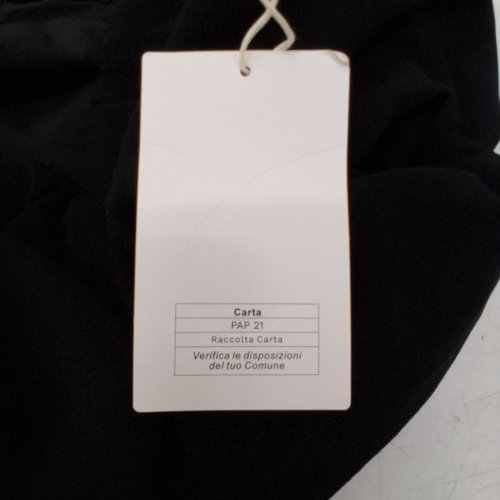 WOMEN'S MOTF PREMIUM FOLD PLEATED WAIST MID-LENGTH DRESS - MEDIUM - BLACK image 3