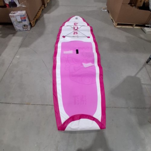 FUNWATER INFLATABLE STAND UP PADDLE BOARD WITH ACCESSORIES - 11FT - PINK image 2