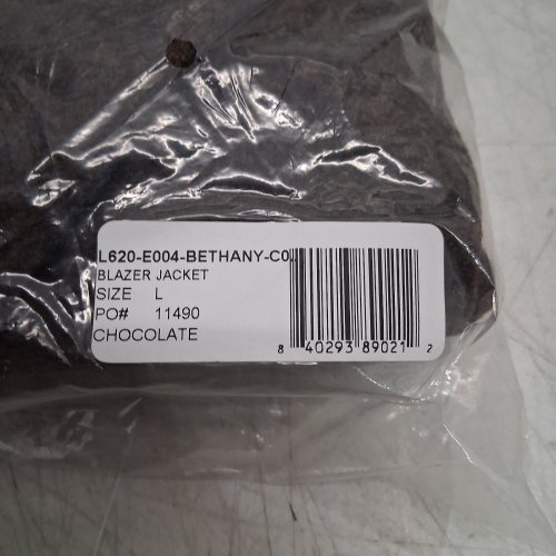 WOMEN'S ASHER BETHANY BLAZER JACKET - LARGE - CHOCOLATE (STYLE: L620-E004-BETHANY-CO) image 3