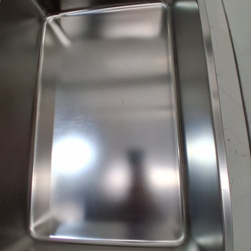 STAINLESS STEEL CAT LITTER BOX - 23" X 6.1" X 15.3" - SILVER image 4