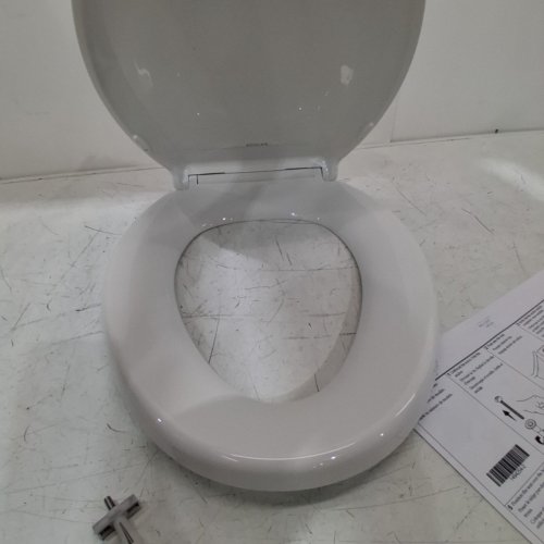 KOHLER ELONGATED TOILET SEAT - 18 5/8" - WHITE image 3