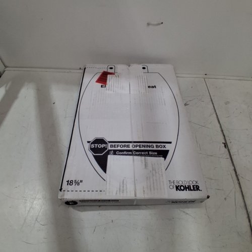 KOHLER ELONGATED TOILET SEAT - 18 5/8" - WHITE image 7