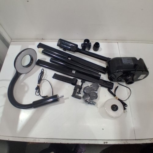 3-IN-1 PROFESSIONAL FACIAL STEAMER WITH LED LIGHT AND CASTOR WHEELS - BLACK (MODEL: DT-709) image 4