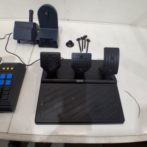 HORI FARMING VEHICLE CONTROL SYSTEM FOR PC (WINDOWS 11/10) FOR FARMING SIMULATOR WITH FULL-SIZE STEERING WHEEL, CONTROL PANEL- (MODEL: HPC-043U) image 6