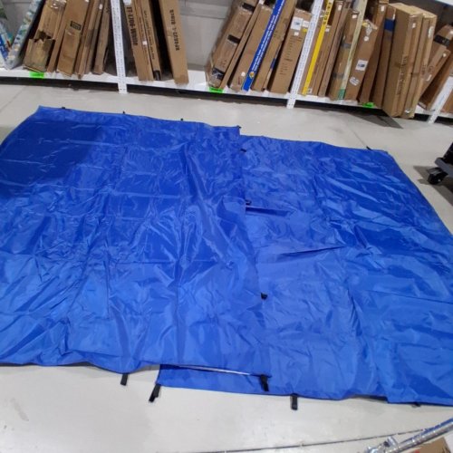 3PC GAZEBO ROOF AND SIDE PANELS WITH CARRY BAG - 8FT X 49" - BLUE/RED/BLACK image 5