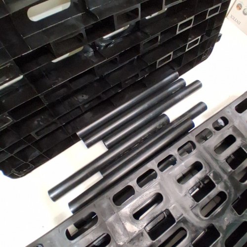 HEAVY DUTY 3-TIER PLASTIC STORAGE SHELF, BLACK image 3