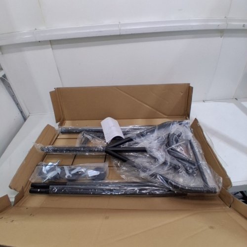 JIEJIERUI HEAVY DUTY CLOTHING RACK WITH WHEELS - 450LBS CAP - 66" X 43" TO 63" X 19" - BLACK (MODEL: CY-301B) image 2