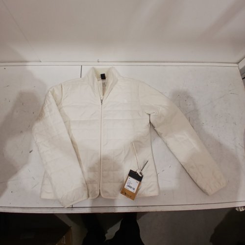 WOMEN'S THE NORTH FACE JUNCTION INSULATED JACKET - SMALL - DUNE WHITE image 2