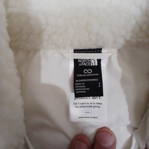 WOMEN'S THE NORTH FACE JUNCTION INSULATED JACKET - SMALL - DUNE WHITE image 4