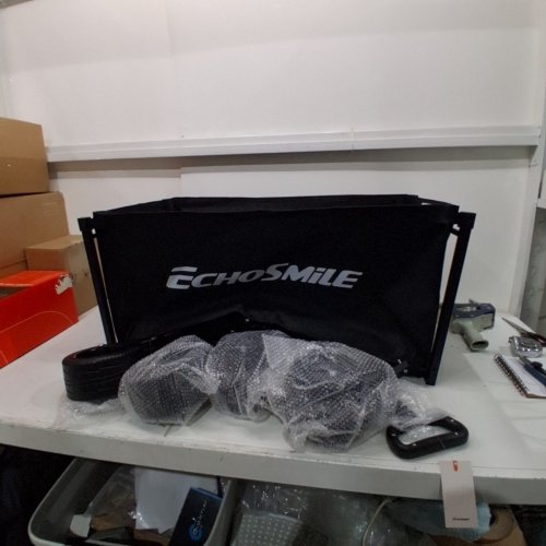 ECHOSMILE COLLAPSIBLE WAGON CART - 400LBS MAX - BLACK (MODEL:GCC088) image 3