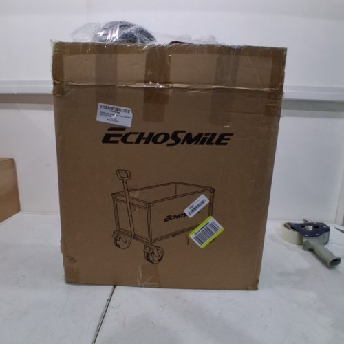 ECHOSMILE COLLAPSIBLE WAGON CART - 400LBS MAX - BLACK (MODEL:GCC088) image 5