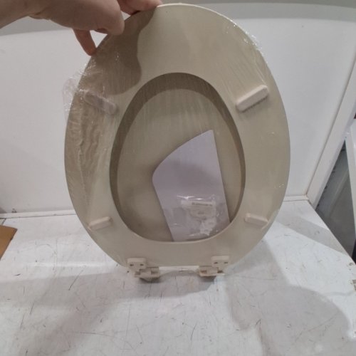 EVERFLOW ELONGATED PLASTIC TOILET SEAT - BONE (MODEL: TSWE4-B) image 4