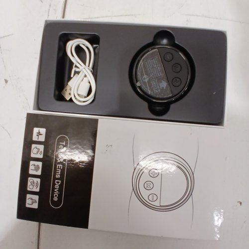 PAWFAN TENS & EMS PAIN THERAPY DEVICE - MUSCLE PAIN RELIEF MASSAGER UNIT - BLACK image 2