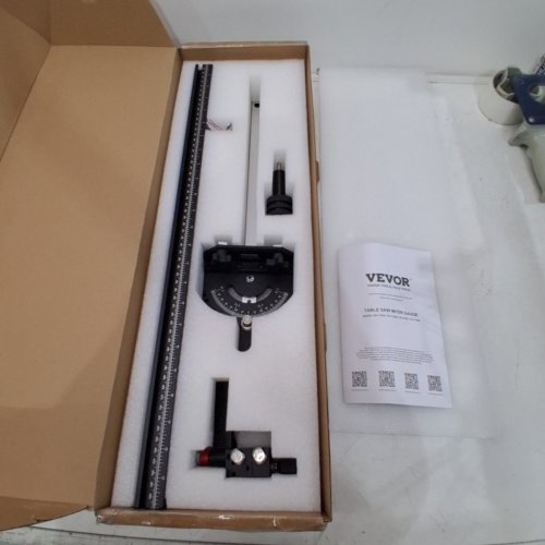PRECISION TABLE SAW MITER GAUGE WITH 24" GRATING AND 15 ANGLE STOPS - 3/4'' X 3/8'' (MODEL: TN-1122C) image 2