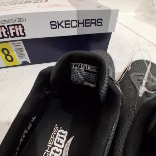 MENS SKETCHERS ARCH COMFY 2.0 SNEAKERS - SIZE 8 - GREY (STYLE: 1998908) image 4