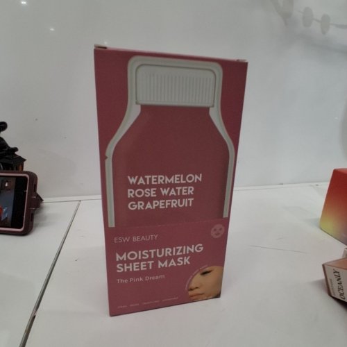 10PK ESW BEAUTY WATERMELON ROSE WATER GRAPEFRUIT MOISTURIZING SHEET MASK (STYLE: THE PINK DREAM) image 3
