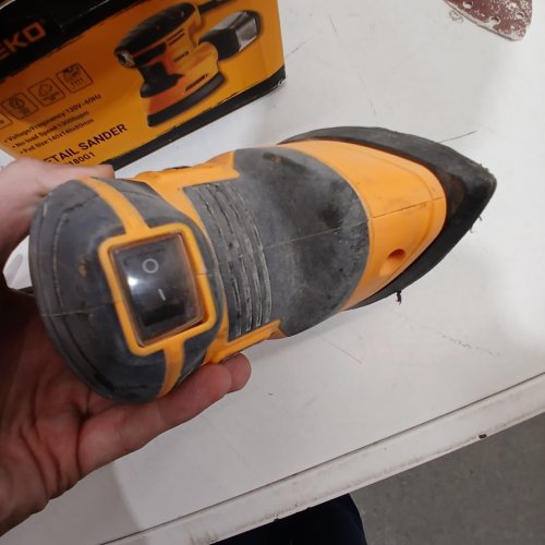 DEKOPRO ELECTRIC POWER MOUSE DETAIL SANDER - 13000RPM - YELLOW/BLACK (MODEL: DKDS180G1) image 2
