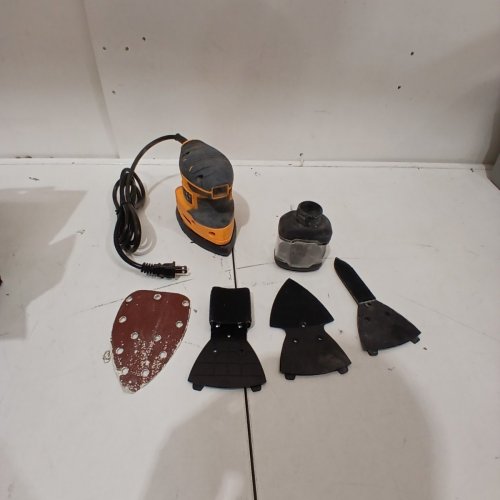 DEKOPRO ELECTRIC POWER MOUSE DETAIL SANDER - 13000RPM - YELLOW/BLACK (MODEL: DKDS180G1) image 3