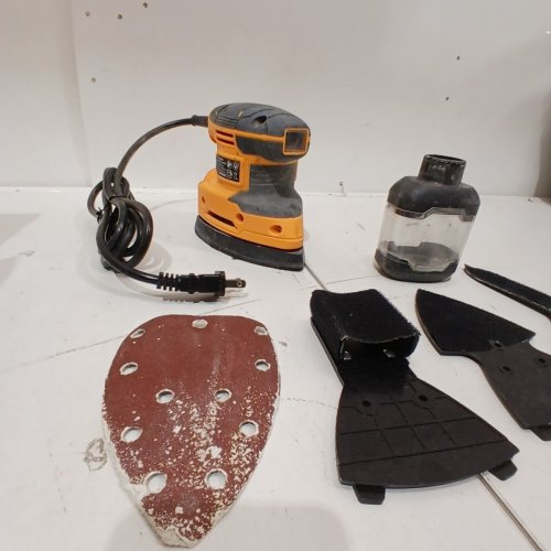 DEKOPRO ELECTRIC POWER MOUSE DETAIL SANDER - 13000RPM - YELLOW/BLACK (MODEL: DKDS180G1) image 4