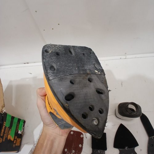 DEKOPRO ELECTRIC POWER MOUSE DETAIL SANDER - 13000RPM - YELLOW/BLACK (MODEL: DKDS180G1) image 5