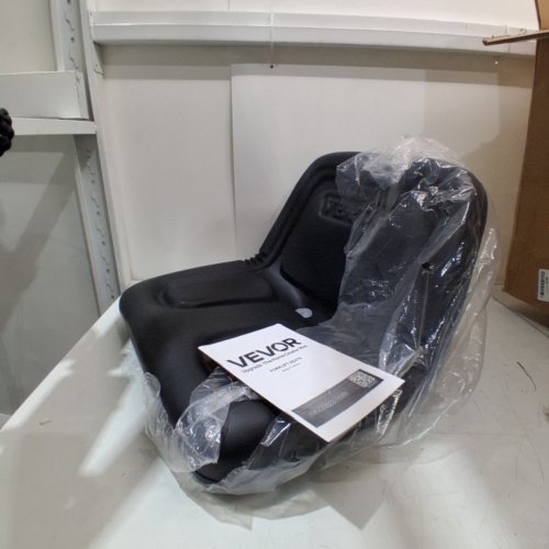 VEVOR UNIVERSAL EXTENDABLE SEAT WITH MICRO SWITCH & DRAINAGE HOLES FOR FORKLIFT / TRACTOR / LAWN MOWER - 6.3"-13.4" - BLACK (MODEL: TY-B10-2) image 2