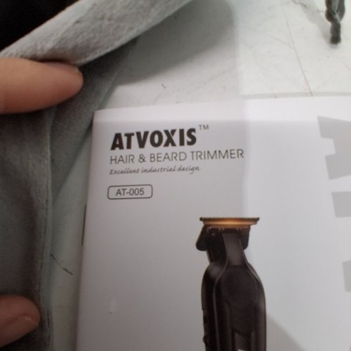 ATVOXIS HAIR & BEARD TRIMMER - BLACK (MODEL: AT-005) image 3