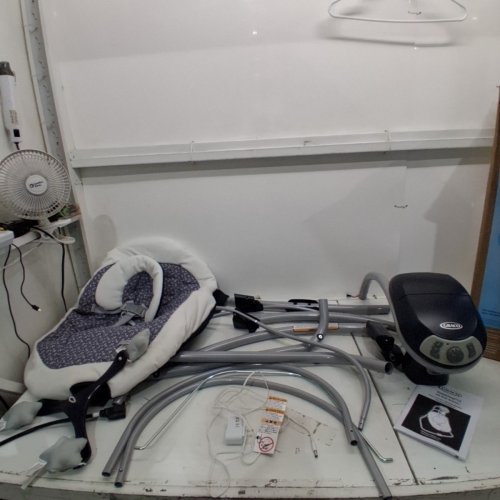 GRACO SIMPLE SWAY LX SWING MULTI-DIRECTIONAL SEAT - HUTTON/GREY/WHITE (MODEL: 2143050) image 3