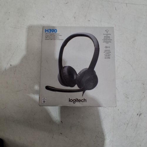 LOGITECH WIRED HEADSET FOR PC/LAPTOP WITH NOISE CANCELLING MICROPHONE - BLACK (MODEL: H390) image 5