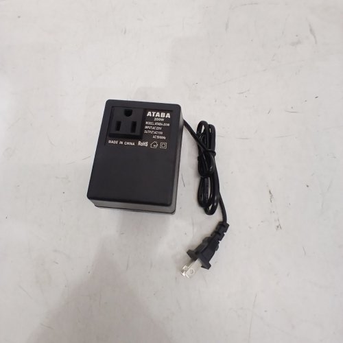ATABA HOUSEHOLD STEP DOWN VOLTAGE CONVERTER - 200W, AC 220 V TO 110 V - BLACK (MODEL: ATABA-200W) image 3