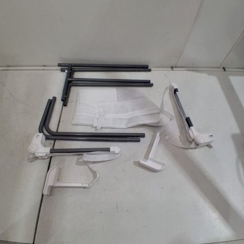 REGALO SWING-DOWN MESH CRIB RAIL - 34"X16" - WHITE (MODEL: 2015-DS) image 2