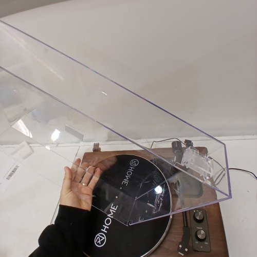 XJ-HOME BLUETOOTH VINYL RECORD PLAYER WITH BUILT-IN SPEAKERS - WOODGRAIN (MODEL: XJ-H01) image 5