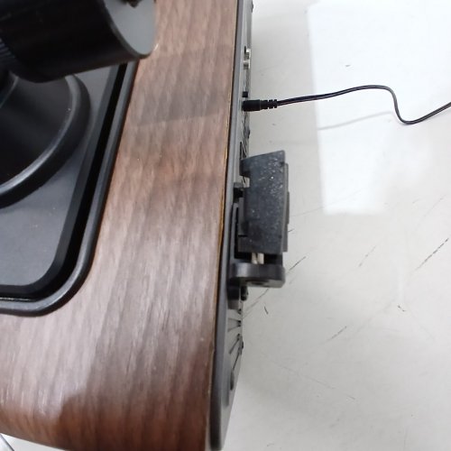 XJ-HOME BLUETOOTH VINYL RECORD PLAYER WITH BUILT-IN SPEAKERS - WOODGRAIN (MODEL: XJ-H01) image 9