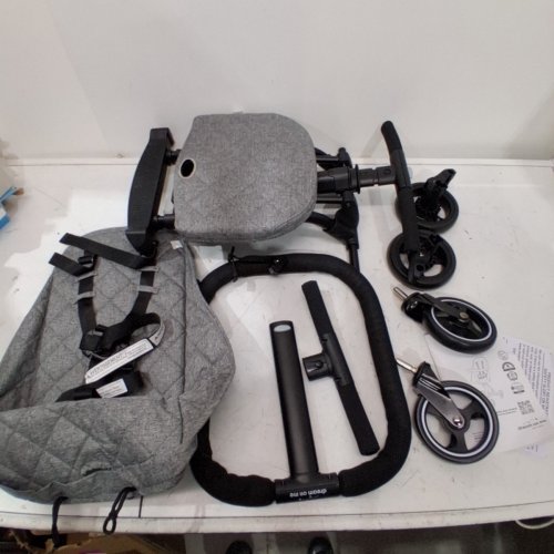 DREAM ON ME COAST RIDER LIGHTWEIGHT COMPACT TRAVEL STROLLER - 45LBS MAX - GREY/BLACK (MODEL:365-GRAY) image 2