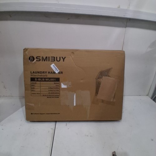SMIBUY DOUBLE BAMBOO LAUNDRY HAMPER WITH LID REMOVABLE LINER - 120L - WALNUT/BROWN (MODEL: S-BLB-WL001) image 3