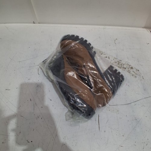 OYEDENS PLATFORM SLIP-ON PENNY LOAFERS / BOOTS - SIZE 9 - BROWN / BLACK (STYLE : 09014493885267) image 6
